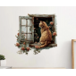 Sticker de interior window cat Sticker de interior window cat